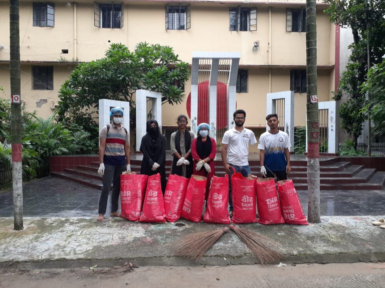 শুভসংঘ মিরপুর বাঙলা কলেজ শাখার পরিচ্ছন্নতা কর্মসূচী